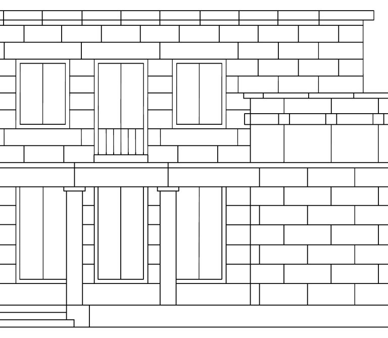(BDT_32_002) Kröller-Müller House, Façade Mock-up